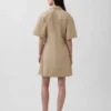 Mini-shirtjurk van popeline