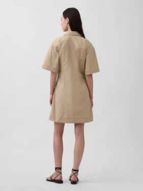 Mini-shirtjurk van popeline