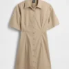 Mini-shirtjurk van popeline