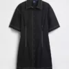 Mini-shirtjurk van popeline