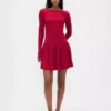 Minijurk met lage taille