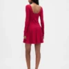 Minijurk met lage taille