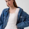 Minijurk met plooitjes en verlaagde taille