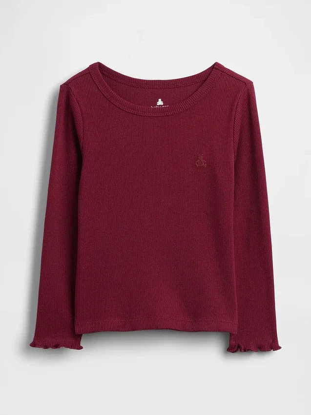 Mix & Match geribbeld T-shirt voor Baby & Peuter