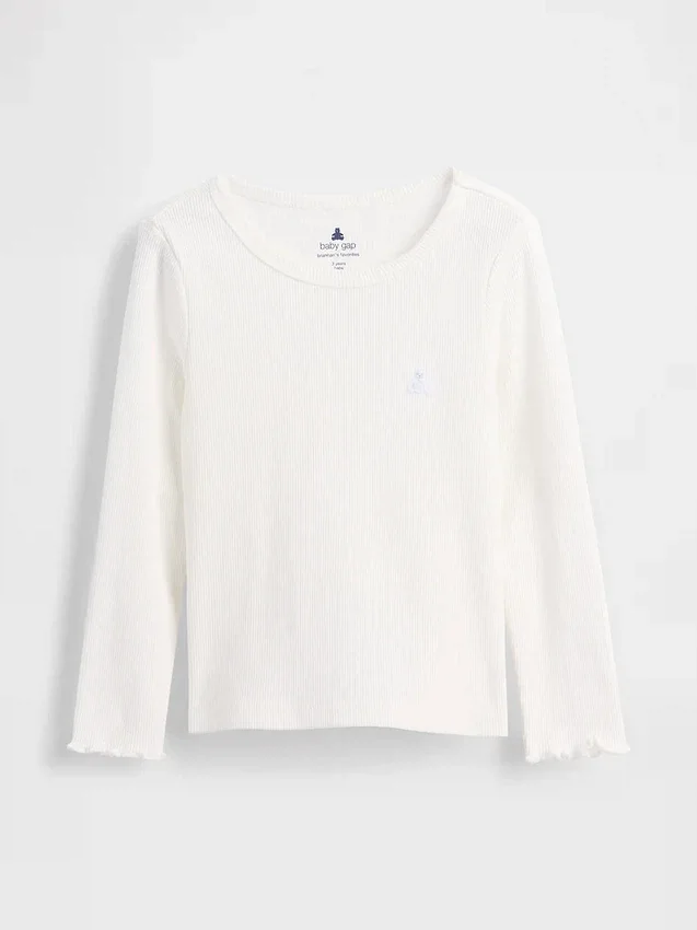 Mix & Match geribbeld T-shirt voor Baby & Peuter