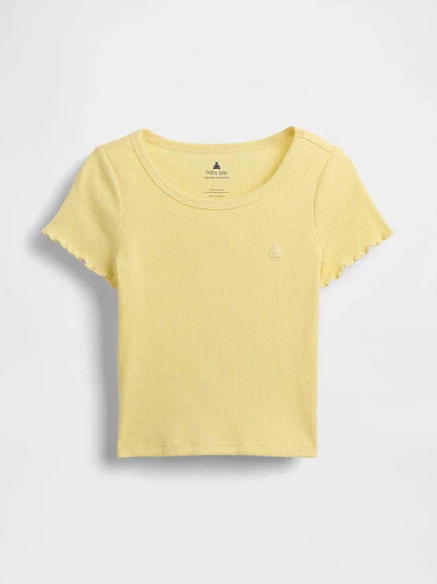 Mix & Match geribbeld T-shirt voor Baby & Peuter