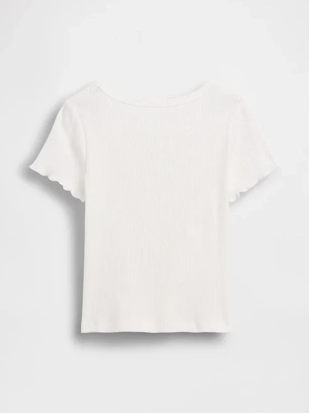 Mix & Match geribbeld T-shirt voor Baby & Peuter