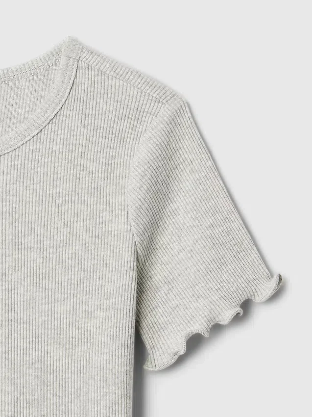 Mix & Match geribbeld T-shirt voor Baby & Peuter