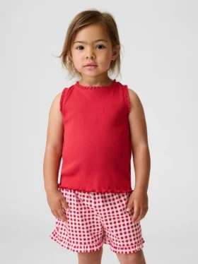 Mix & Match geribde tanktop voor Baby & Peuter
