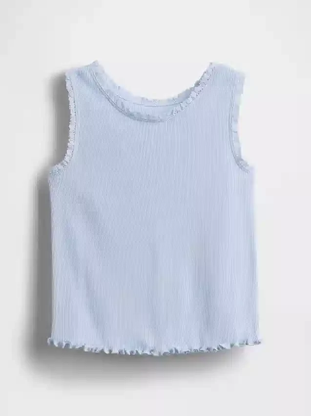 Mix & Match geribde tanktop voor Baby & Peuter