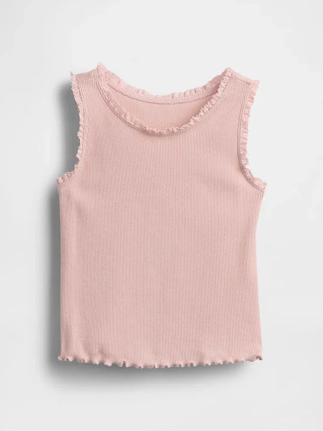 Mix & Match geribde tanktop voor Baby & Peuter