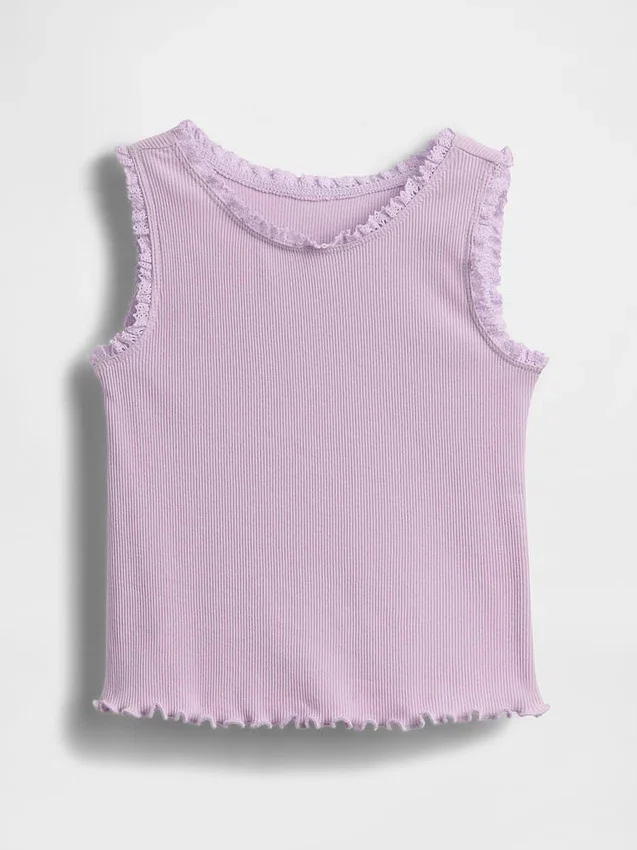 Mix & Match geribde tanktop voor Baby & Peuter