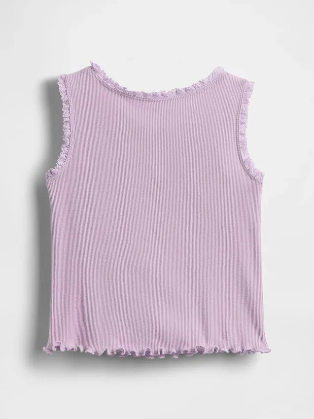 Mix & Match geribde tanktop voor Baby & Peuter