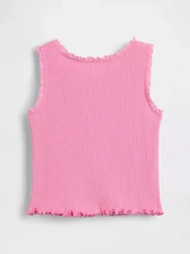 Mix & Match geribde tanktop voor Baby & Peuter
