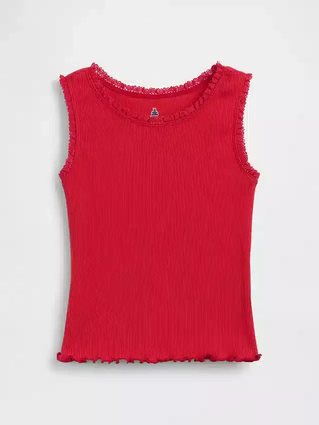 Mix & Match geribde tanktop voor Baby & Peuter