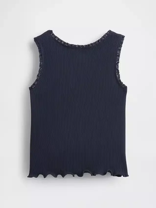 Mix & Match geribde tanktop voor Baby & Peuter