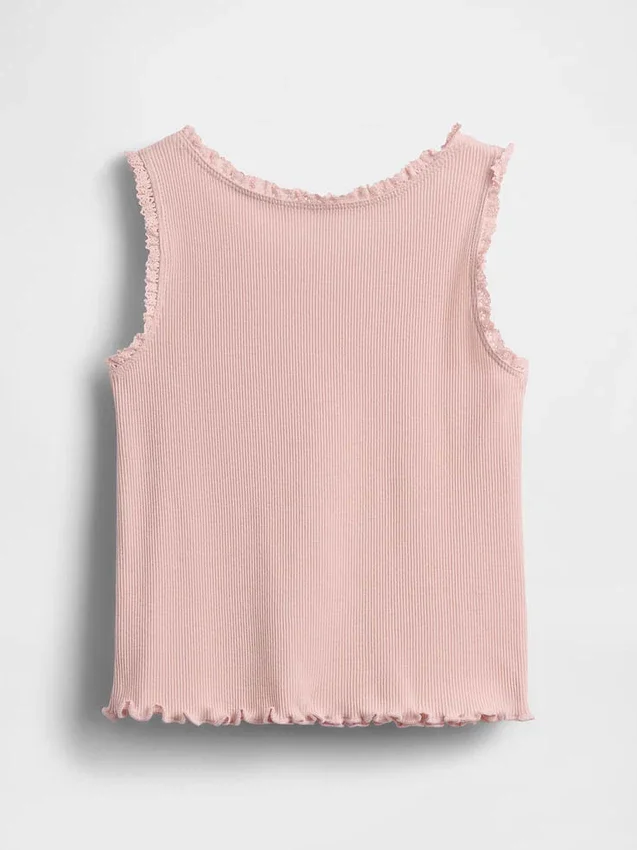 Mix & Match geribde tanktop voor Baby & Peuter