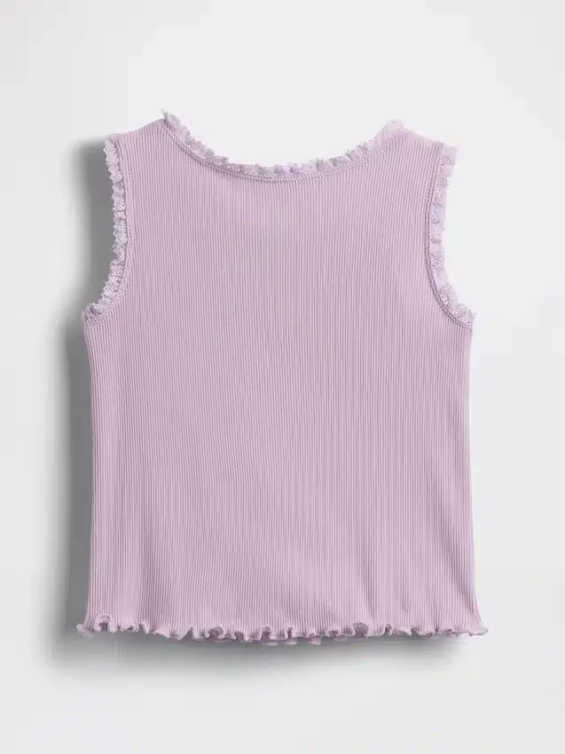 Mix & Match geribde tanktop voor Baby & Peuter