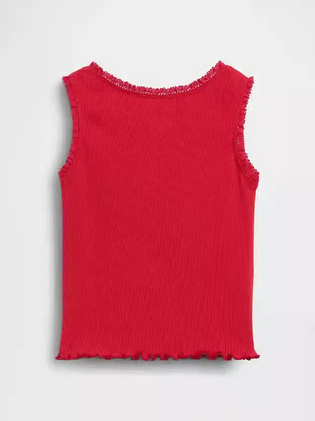 Mix & Match geribde tanktop voor Baby & Peuter