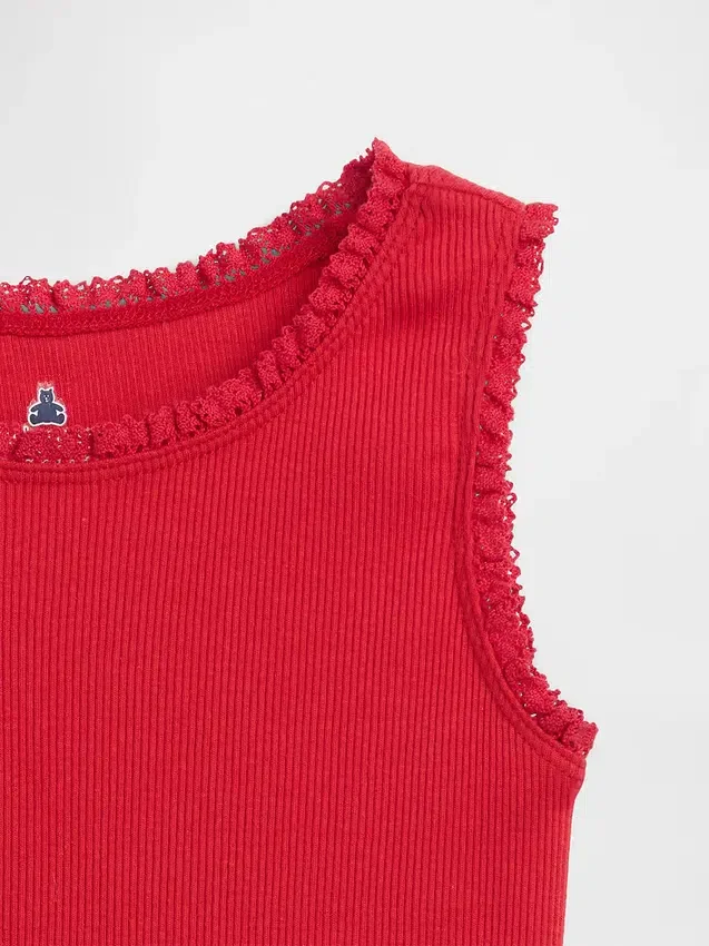 Mix & Match geribde tanktop voor Baby & Peuter
