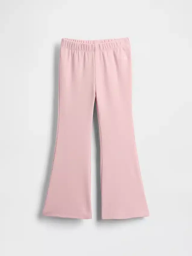 Mix & Match-legging met uitlopende pijpen en ribbelpatroon voor Baby & Peuter