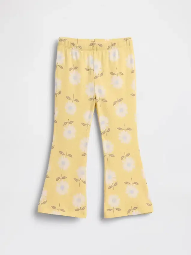Mix & Match-legging met uitlopende pijpen en ribbelpatroon voor Baby & Peuter