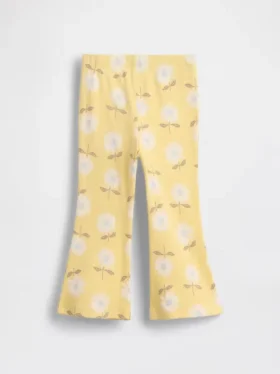 Mix & Match-legging met uitlopende pijpen en ribbelpatroon voor Baby & Peuter