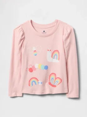 Mix & Match T-shirt met pofmouwen voor Baby & Peuter