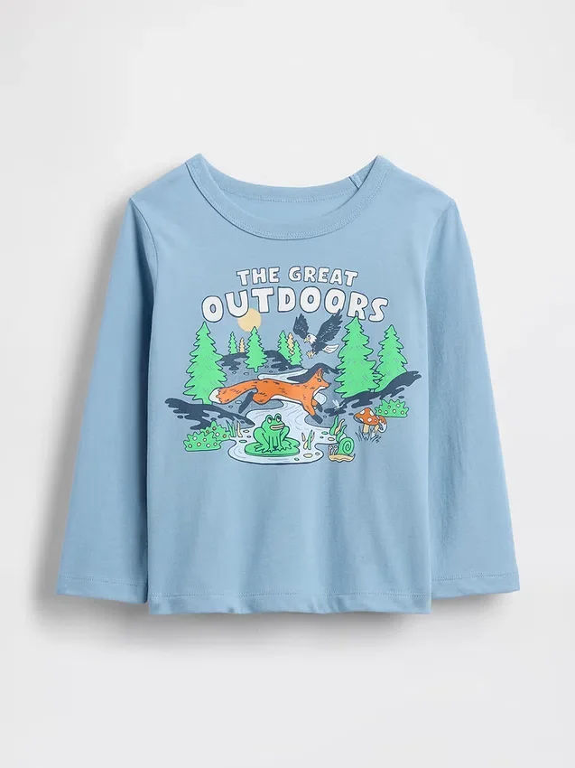 Mix & Match T-shirt met print voor Baby & Peuter