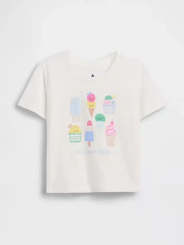 Mix & Match T-shirt met print voor Baby & Peuter