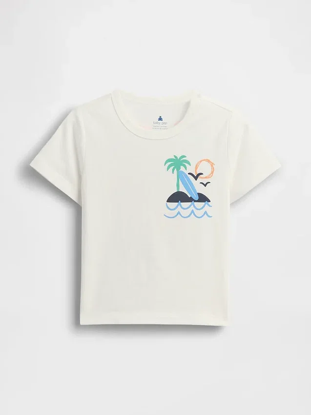 Mix & Match T-shirt met print voor Baby & Peuter