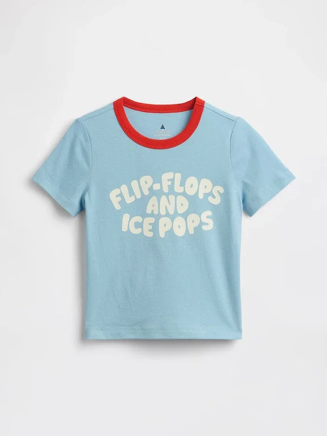 Mix & Match T-shirt met print voor Baby & Peuter