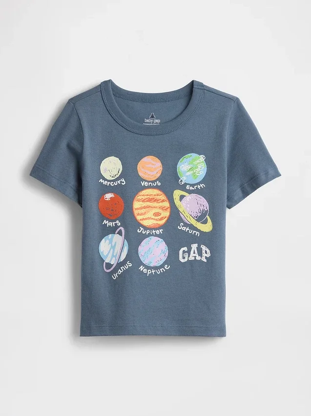 Mix & Match T-shirt met print voor Baby & Peuter