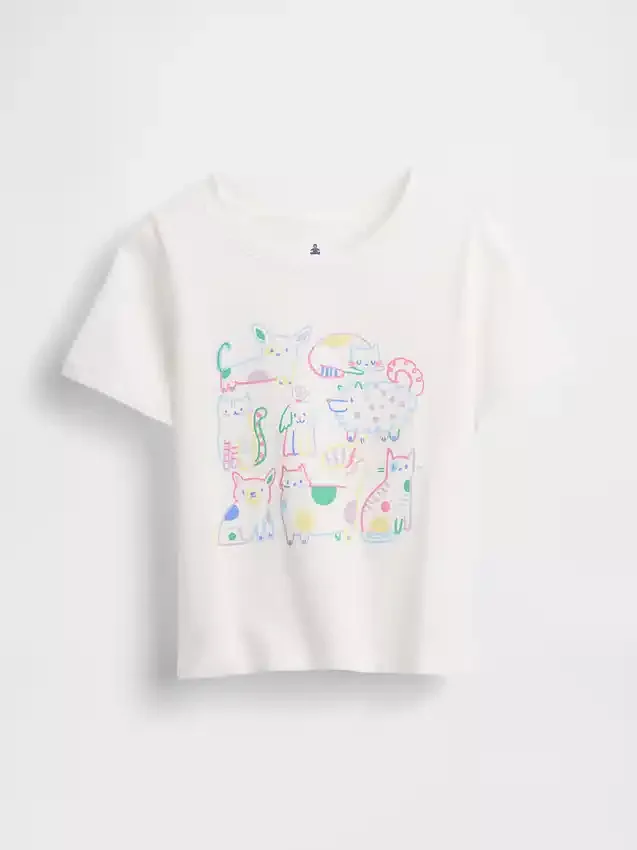 Mix & Match T-shirt met print voor Baby & Peuter