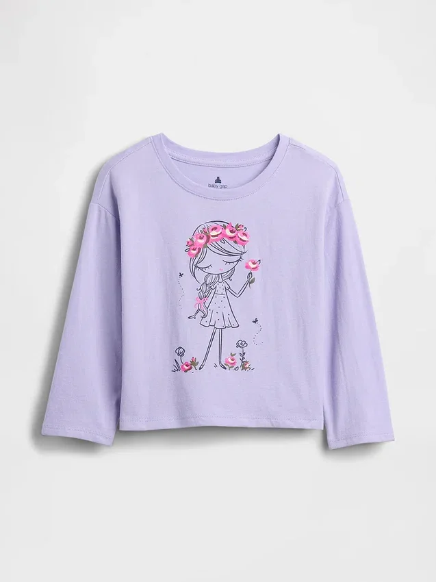 Mix & Match T-shirt met print voor Baby & Peuter