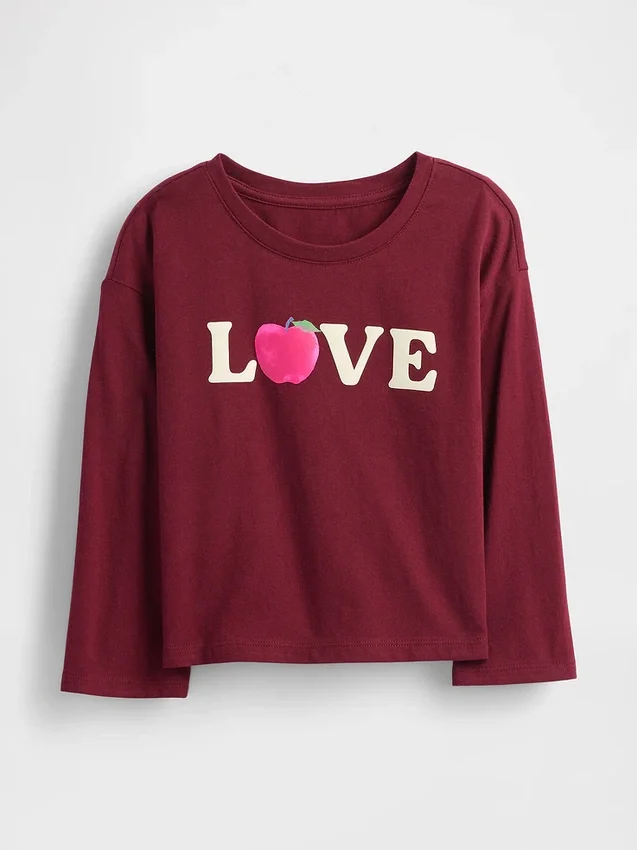 Mix & Match T-shirt met print voor Baby & Peuter
