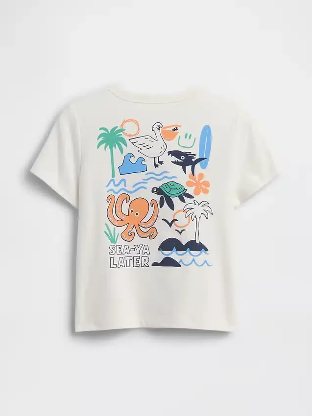 Mix & Match T-shirt met print voor Baby & Peuter