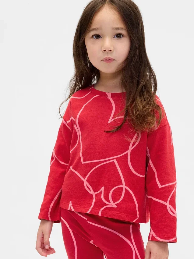 Mix & Match T-shirt met verlaagde schouders voor Baby & Peuter