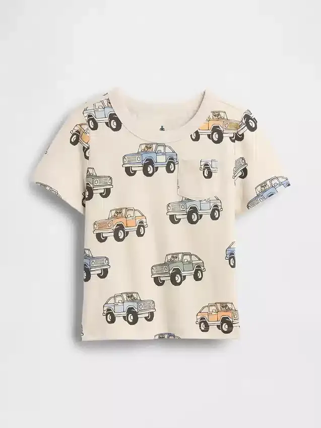 Mix & Match-T-shirt met zak voor Baby & Peuter