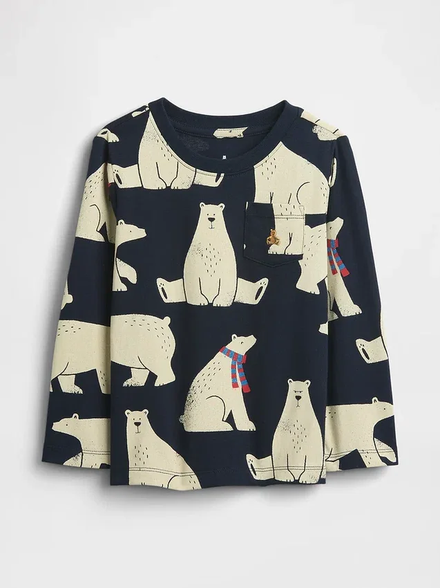 Mix & Match-T-shirt met zak voor Baby & Peuter