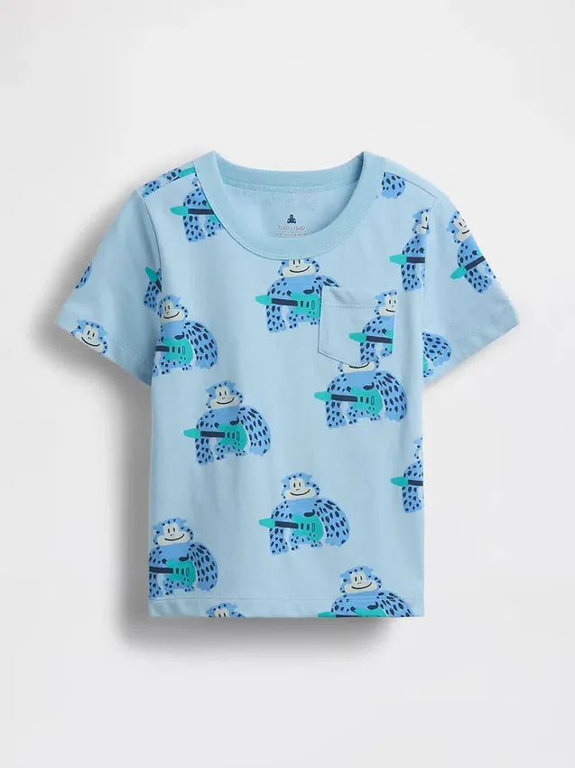 Mix & Match-T-shirt met zak voor Baby & Peuter