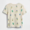 Mix & match T-shirt met zakje en print voor Baby & Peuter