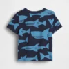 Mix & match T-shirt met zakje en print voor Baby & Peuter