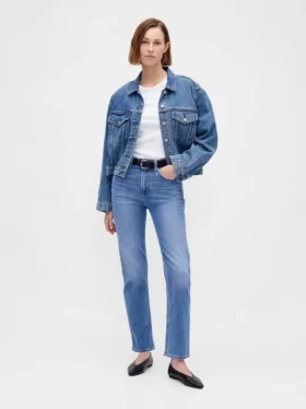 Modern, compact geribd cropped T-shirt