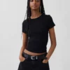 Modern geribd T-shirt