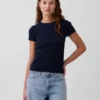 Modern geribd T-shirt