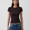 Modern geribd T-shirt