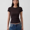 Modern geribd T-shirt