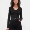 Modern geribd T-shirt