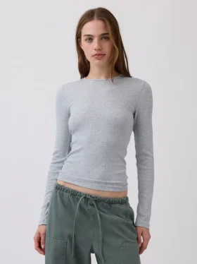Modern geribd T-shirt